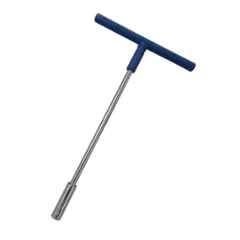 Hukums 12mm Chromium Steel T Spanner with Rubber Grip