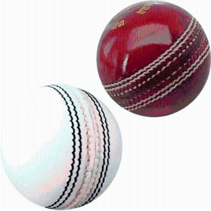 HTM Imported Quality Leather Cricket Leather Ball (Pack of 2)
