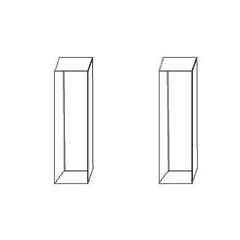Axiva 1.4ml Four Sides Polished Optica Cells for Flourimeter Quartz with PTFE Cover, FG0140