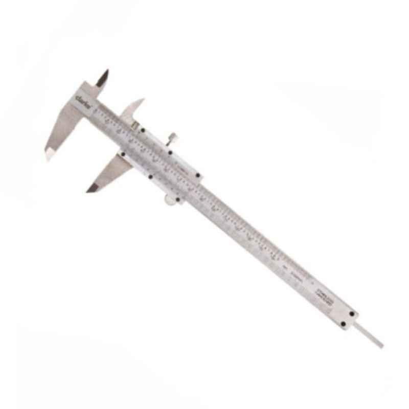 Clarke Vernier Caliper Stainless Steel Thumbwheel Adjustment With Sturdy Box Storage-6 Inch