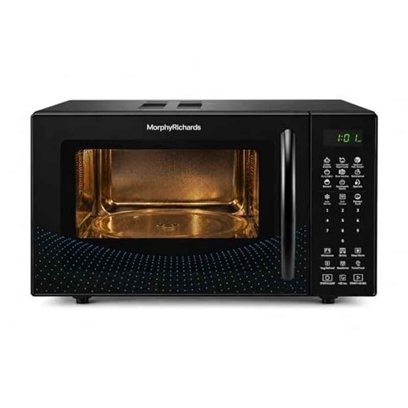 Morphy Richards 23CGAD 23 Litre Black Convection Microwave Oven with In-Built Air Fryer & 2 Years Warranty, 790022