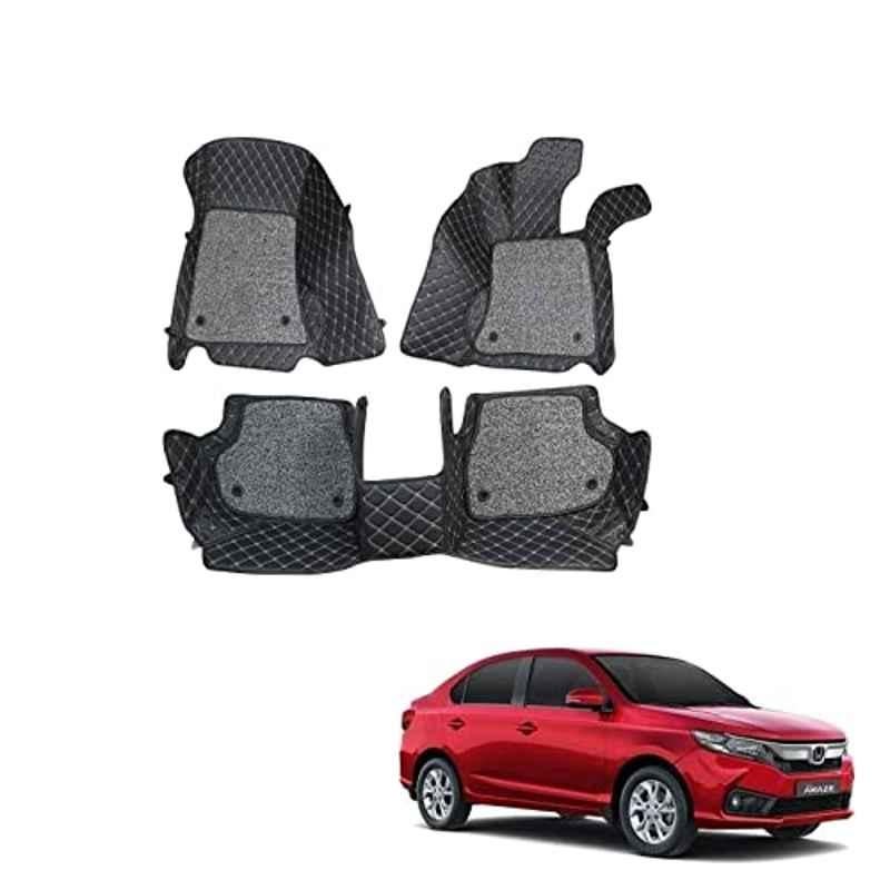 Kozdiko 7D Luxury Car Foot Mat Set for Honda Amaze New2018, Kozdiko_10