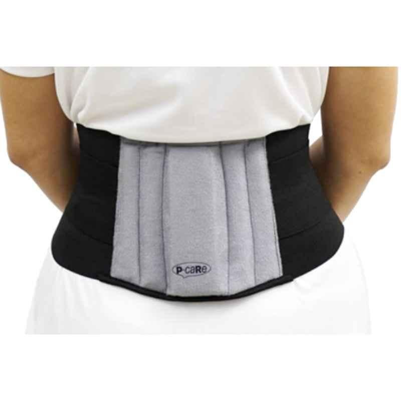 Buy K Squarians Cotton Grey Lumbar Support Waist Belt for Back