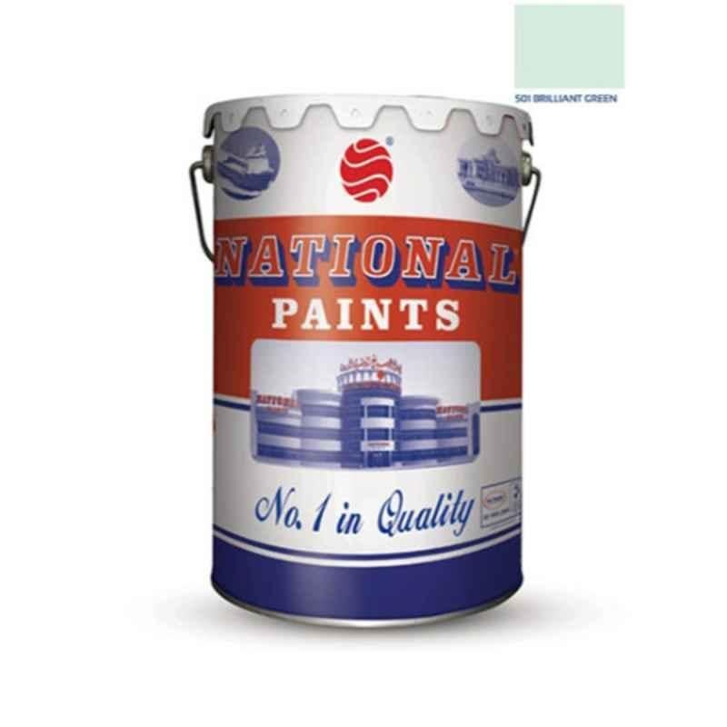 National Paints 18L Brilliant Green Water Based Wall Paint, NP-501-18