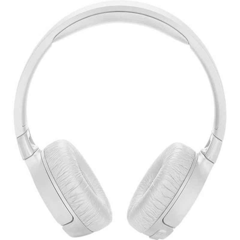 JBL 32mm 12hrs White On-Ear Active Noise Cancelling Wireless Headphone, JBL-T600BT-NC-HDPH-WHITE