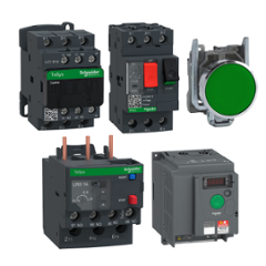 Schneider Electric ATV310HU15N4E 1.5kW Speed Drive Combo with Contactor (LC1D12M7), Overload Relay (LRD16), Circuit Breaker (GV2ME10) & Push Button (XB4BA31)