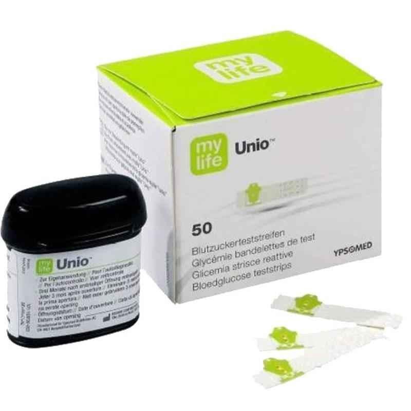 Ypsomed 50 Pcs Mylife Unio Paper Test Strips Box