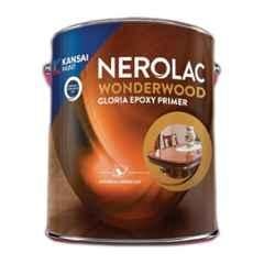 Nerolac Wonderwood Gloria 1 Litre Clear Epoxy Primer Wood Coating with Scratch, Stain Resistant & FastDrying