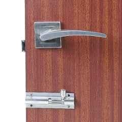 Handle Waala Lobos Stainless Steel Silver Heavy Duty Mortise Lock Set with Bolt Latch