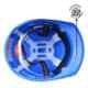 Allen Cooper Blue Polymer Ratchet Type Safety Helmet with Chin Strap, SH722-B (Pack of 5)