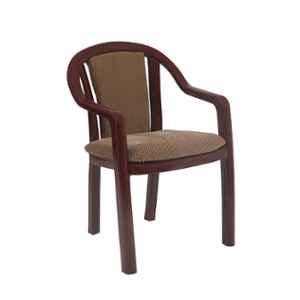 Supreme Ornate 56x81.5x56 cm Plastic Brown Chair, SUPORNATRWD31