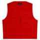 Superb Uniforms Cotton Red Safety Vest Jacket, SUW/R/VJ-01, Size: 3XL