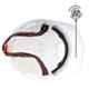 Allen Cooper White Polymer Ratchet Type Safety Helmet with Chin Strap, SH722-W (Pack of 3)
