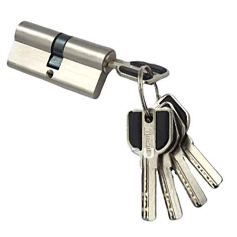 70mm Brass Door Lock Cylinder with Two Sided 5 Computer Keys