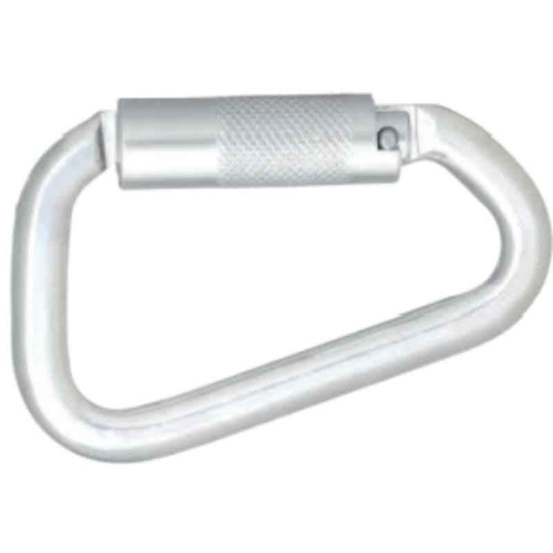 Karam 20mm Aluminium Forged Quarter Turn Locking Bulb Type Karabiner with Captive Pin, PN 117BE