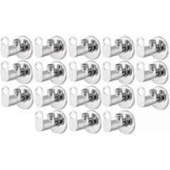 Senkiddpro Prime Stainless Steel Chrome Finish Wall Mounted Angle Cock (Pack of 18)