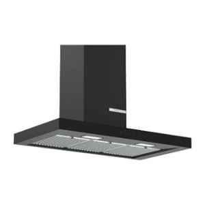 Bosch Serie-4 Flat Black Wall Mounted Cooker Hood, DWB098G60I, Size: 90 cm