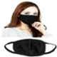 APS Polyester & Cotton Reusable, Washable & Dust Protection Dual Filter Black Face Mask, MX113A (Pack of 6)