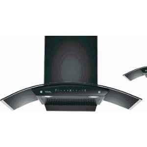 Hindware Amyra 90cm Black Auto Clean Wall Mounted Chimney