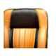 High Living Heera Leatherette Tan & Black High Back Executive Office Chair