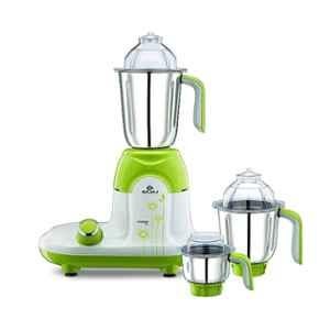 Bajaj Twister Deluxe 750W White & Green Mixer Grinder with 3 Jars, 410502