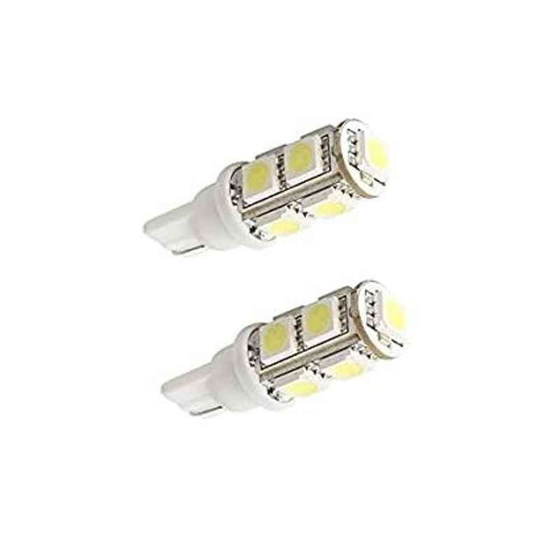 AOW 9 SMD (WHITE) LED Parking Bulb Pilot Light/License Plate car Lights For Honda City (PAIR / 12V)
