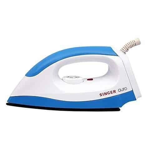 Buy Singer 750W Auro Blue & White Dry Iron Online At Best Price on Moglix