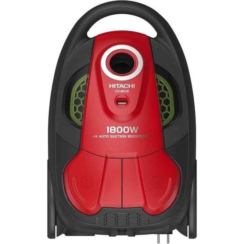 Hitachi 1800W Wine Red Canister Vacuum Cleaner, CVBG1824CBSBRE