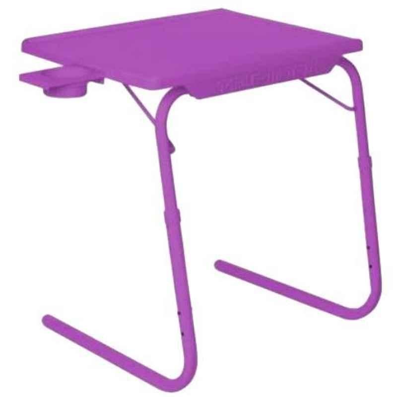 Table Mate 40.6x68.5x50.8cm Plastic Purple Portable Laptop Table, TMPP1005