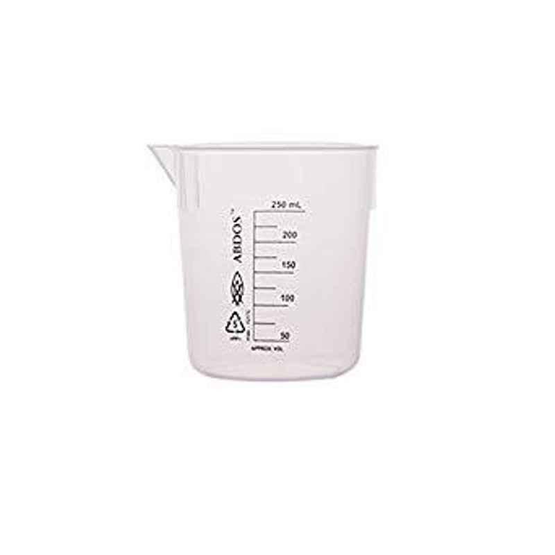 Abdos 4Pcs 2000ml PP Beakers without Handle, P50606