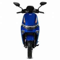 Amo Electric Bikes Brisk LA 25km/hr 60V Non RTO Blue Electric Scooter with 60-70 km Per Charge Range
