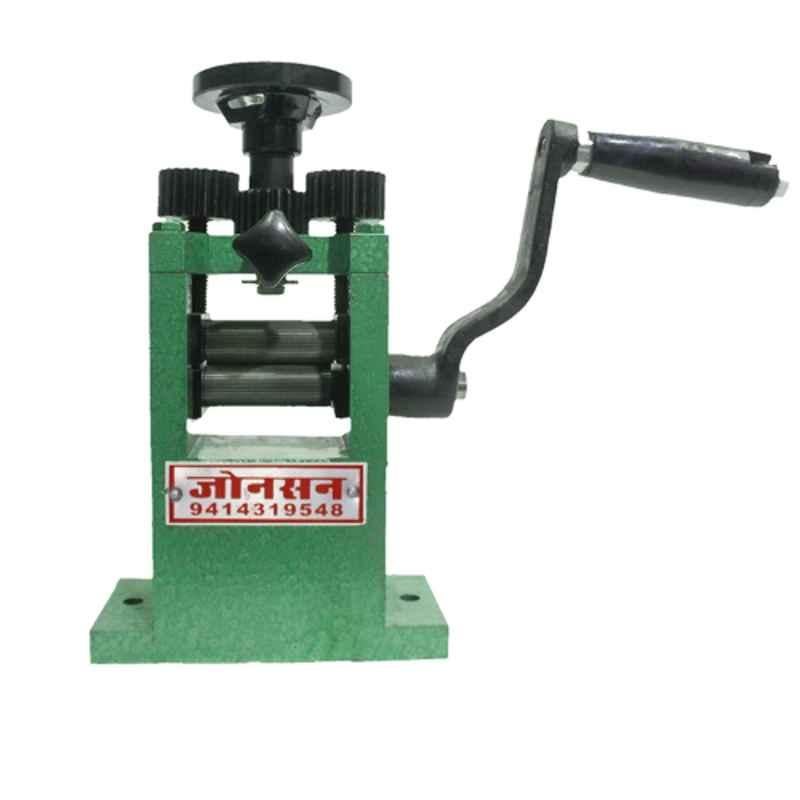 Johnson Tools ‎Chkupara-1 50 Teeth Per Roller Green Zigzag Machine for Gold & Silver Jewellery Work
