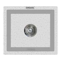 Embarc NXT N1 16x18 inch Polar Grey Granite Quartz Kitchen Sink