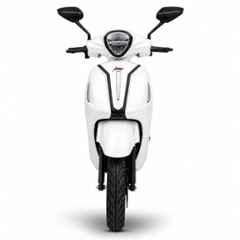 Amo Electric Bikes Feisty E1 LA 25km/hr 60V Non RTO White Electric Scooter with 60-70 km Per Charge Range