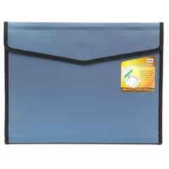 Solo A4 Metallic Blue Executive Portfolio with 6 Sections & Pad, EF 886