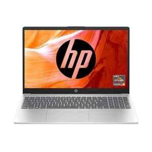 HP 7L035PA Silver Laptop with Ryzen 5-7520U/16GB LPDDR5/512GB SSD/AMD Radeon Integrated Graphics, Windows 11, Built-in Alexa & 15.6 inch FHD Display, 15-FC0031AU