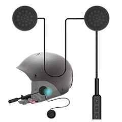 AOW Motorcycle Helmet Headset, Bluetooth Stereo Speakers Hands-Free Music Call Control Mic Earphone Durable