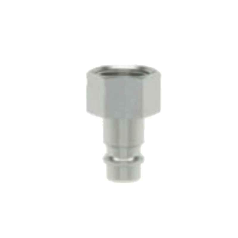 Ludecke ESI38NIS G3/8 Single Shut Off Safety Self Plug with Parallel Female Thread Venting Coupling