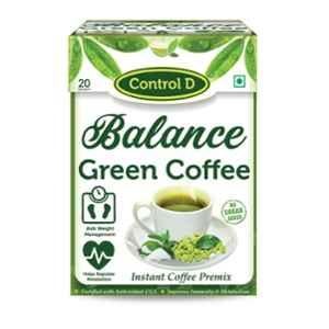 Control D Balance 20 Sachets Green Coffee Box