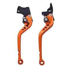 AOW - AOW-LEVER-KTM-BLACK-021 Adjustable Clutch and Brake Lever Set for Bajaj Pulsar RS-200 (Black)