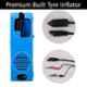 Windek 1500 Tyre Inflator With Compact Design, Inbuilt gauge Fast Inflation Air Pump For All Car, Heavy Duty Vehicle & Bike With Led Light (Blue), Universal