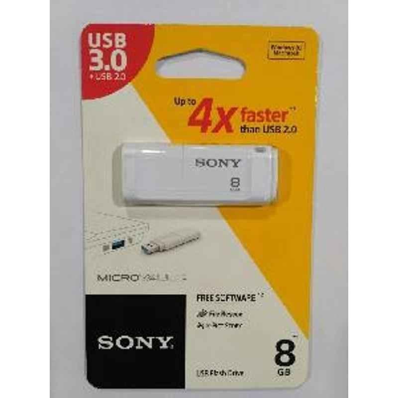 Sony 4X Faster Than USB 2.0 8GB Pen Drive