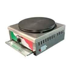 Khushi Udyog 19 inch Stainless Steel Black Gas Crepe Maker