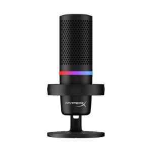 HyperX DuoCast 96kHz 70dB USB Condenser Microphone with RGB Light Ring, 4P5E2AA