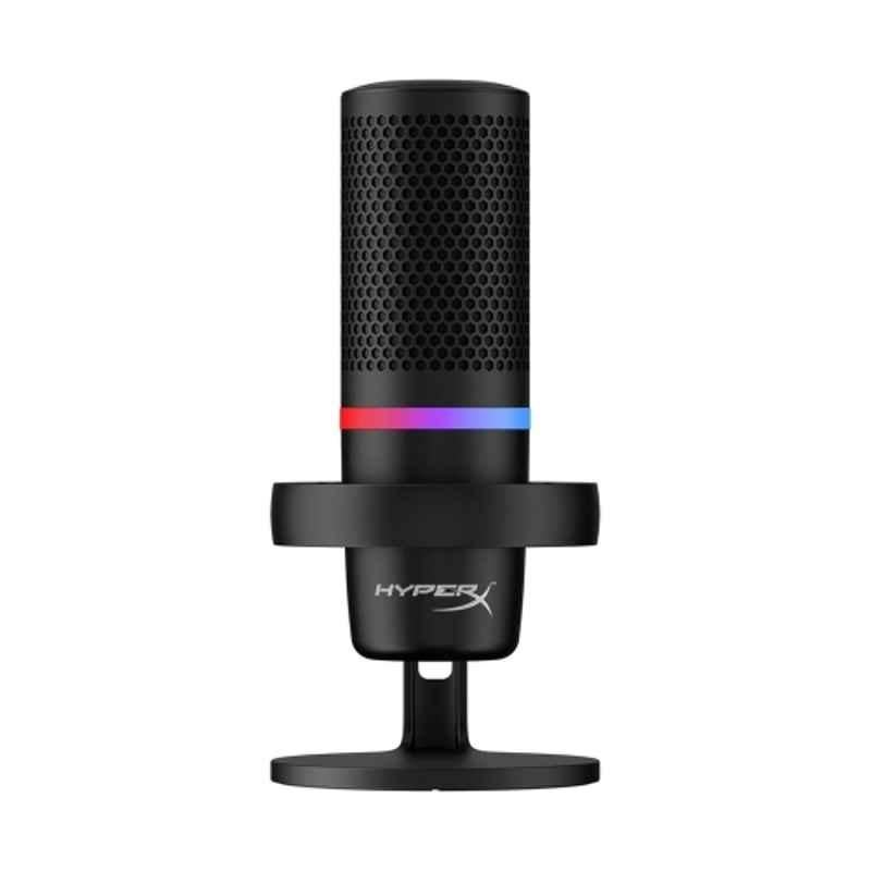 HyperX DuoCast 96kHz 70dB USB Condenser Microphone with RGB Light Ring, 4P5E2AA