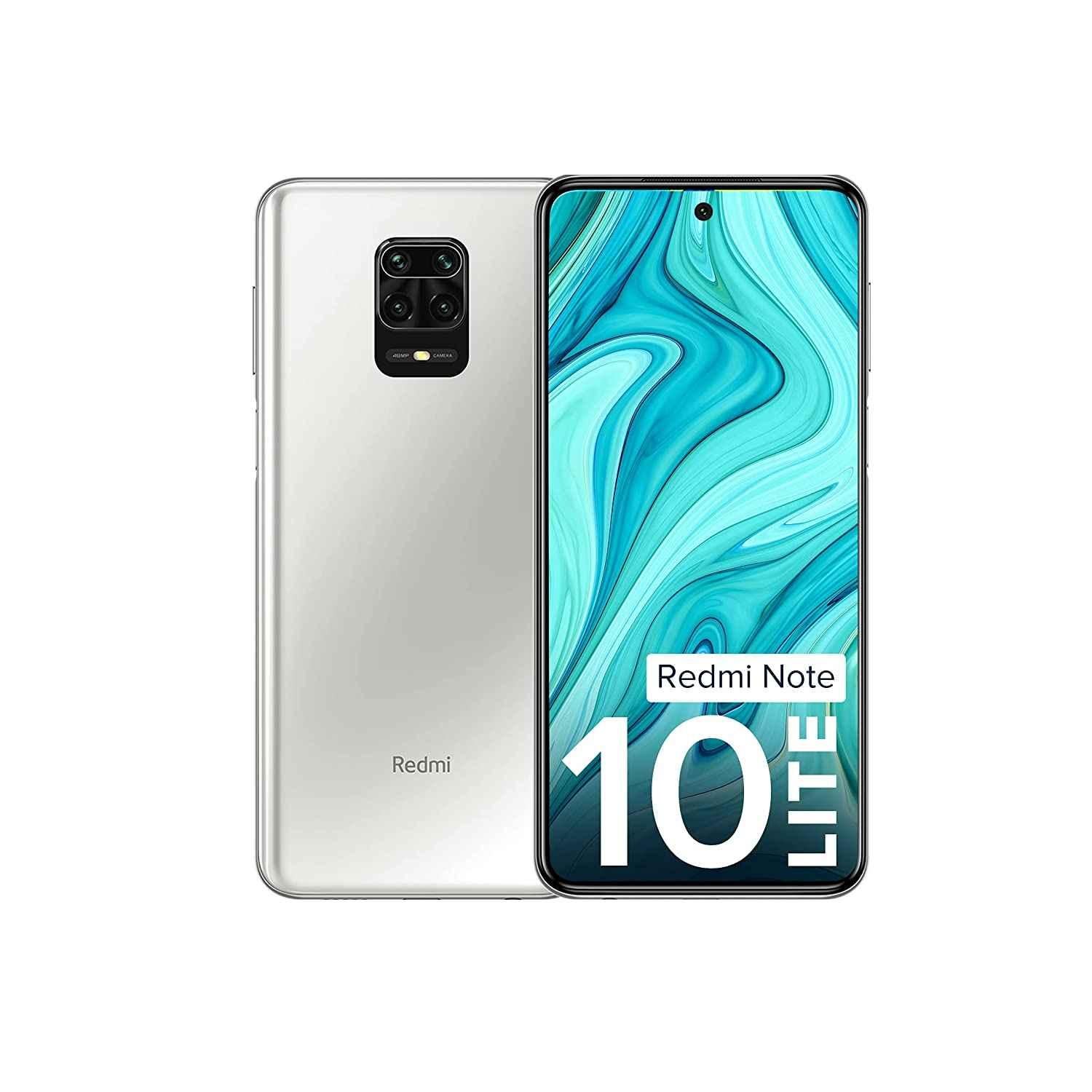 Buy Redmi Note 10 Lite 4GB/128GB 6.67 inch Glacier White