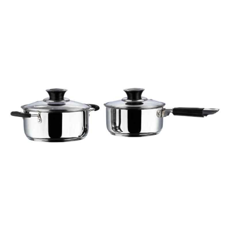 Buy Hawkins Futura Non-Stick 2 Pieces Cookware Set, QS6 Online At Best  Price On Moglix