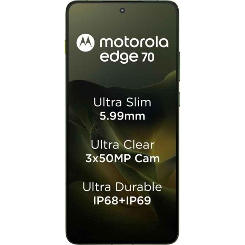 Motorola Edge 70 6.7 inch 5000mAh 8GB RAM/256GB Storage Pantone Bronze Green Smartphone
