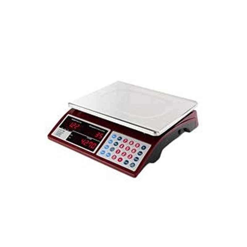 Abbasali 30kg Red & Silver Camry Digital Scale