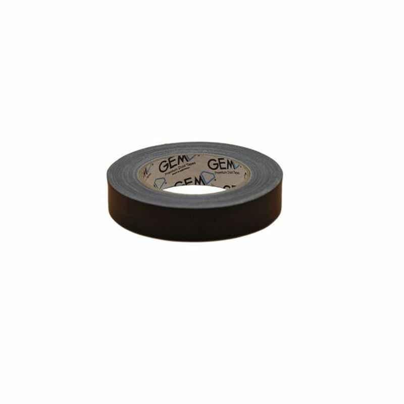 Gem Cloth Tape, GM-CT102580-BK, 25 m, Black
